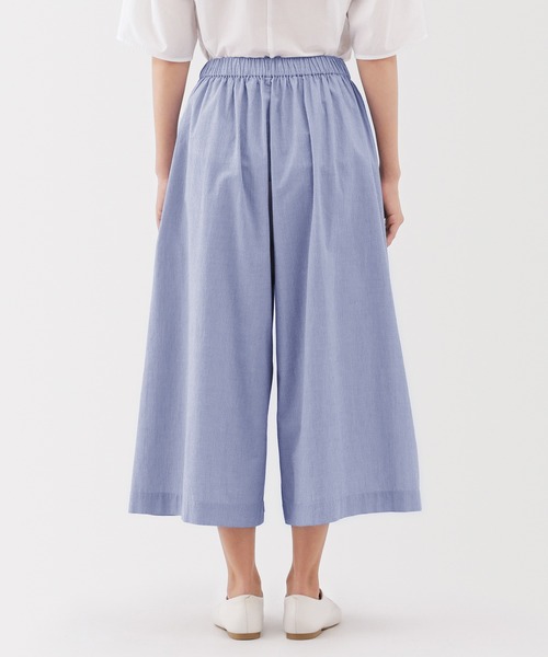 無印良品(ムジルシリョウヒン)の「婦人 涼感イージークロップドパンツ(その他パンツ・レディース・サックスブルー系/グレー系/ブラック・XL/L/M/S)」の12枚目の写真