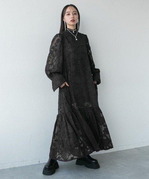 HARE（ハレ）の「シアージャガードスタンドワンピース(HARE