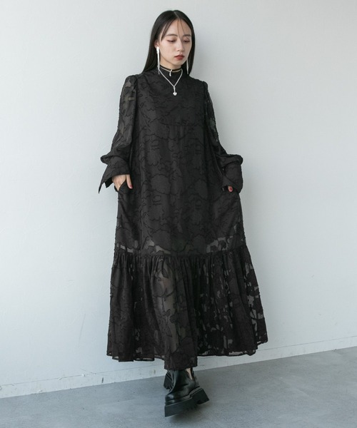 HARE（ハレ）の「シアージャガードスタンドワンピース(HARE