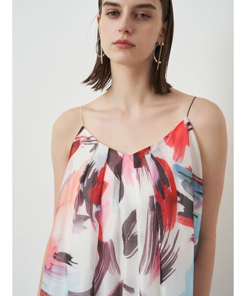 ELENDEEK（エレンディーク）の「ペインティングパターンキャミワンピース（ワンピース・レディース・ブラック/ベージュ/レッド/グリーン・FREE）」の7枚目の写真