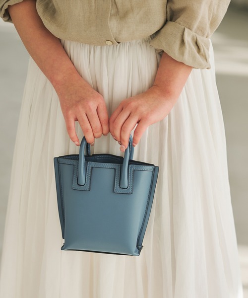 E'POR（エポール）の「【E'POR】Ree BAG Mini【WEB限定】【超軽量】（ショルダーバッグ・レディース・ネイビー/ベージュ/モスグリーン/ライトグレー/ブルー/チャコールグレー/キナリ/ラベンダー/ワイン/ピンク系その他2/ベージュ系その他2/ベージュ系その他/ブルー系その他4/カーキ/ブラック/オフホワイト・FREE）」の12枚目の写真