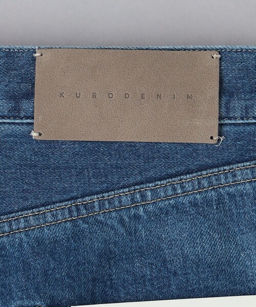 KURO＞ FADED INDIGO STRAIGHT DENIM/フェード インディゴ