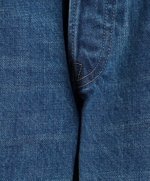 KURO＞ FADED INDIGO STRAIGHT DENIM/フェード インディゴ