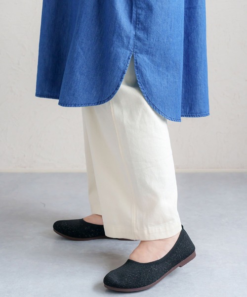MARAI(マーライ)の「デニムシャツ長袖ワンピース(シャツワンピース・レディース・ブルー/ネイビー・フリー)」の18枚目の写真