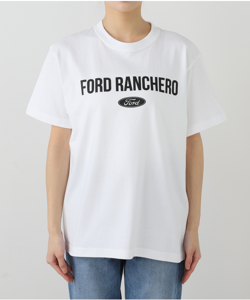 OUTDOOR PRODUCTS（アウトドアプロダクツ）の「GOOD ROCK SPEED Ford RANCHERD Tee（Tシャツ/カットソー・レディース・ホワイト・FREE）」の3枚目の写真