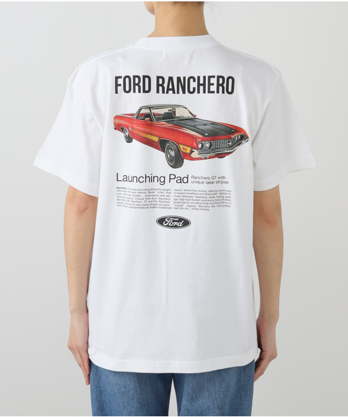 OUTDOOR PRODUCTS（アウトドアプロダクツ）の「GOOD ROCK SPEED Ford RANCHERD Tee（Tシャツ/カットソー・レディース・ホワイト・FREE）」の5枚目の写真