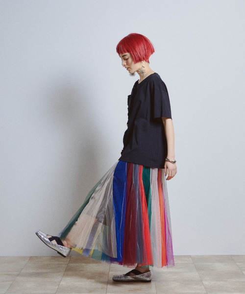 新品　完売　manana suerte ローズフリルTシャツ manana suerte tシャツ ローズフリルTシャツ レディース