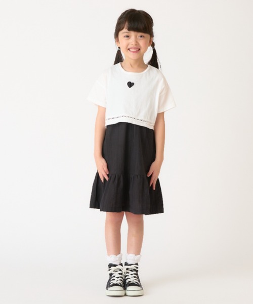 ノースリーブワンピースTシャツセット（ワンピース）｜hakka