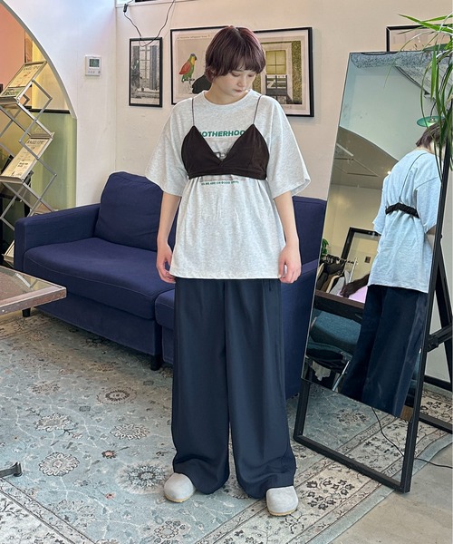 PILIT（ピリット）の「サイドリボン ラップワイドパンツ（その他パンツ・レディース・ブルー/ブラック/ネイビー・SMALL/MEDIUM）」の14枚目の写真
