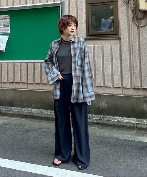 PILIT（ピリット）の「サイドリボン ラップワイドパンツ（その他パンツ・レディース・ブルー/ブラック/ネイビー・SMALL/MEDIUM）」の9枚目の写真