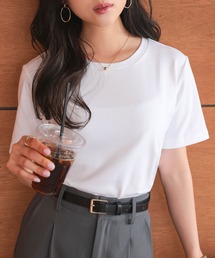 Petitle（プチレ）の「[ 低身長向けサイズ ] 選べるサイズ ベーシックTシャツ（Tシャツ/カットソー）」
