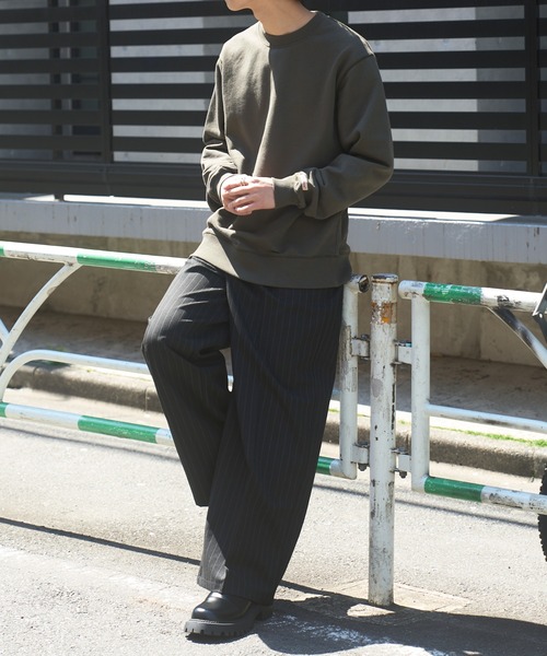 Goodwear(グッドウェア)の「【Goodwear】U.S.A COTTON クルーネックトレーナー 2W7-0520(スウェット・メンズ・オフホワイト/グレー/カーキ/ブラック・L/M/XL)」の14枚目の写真