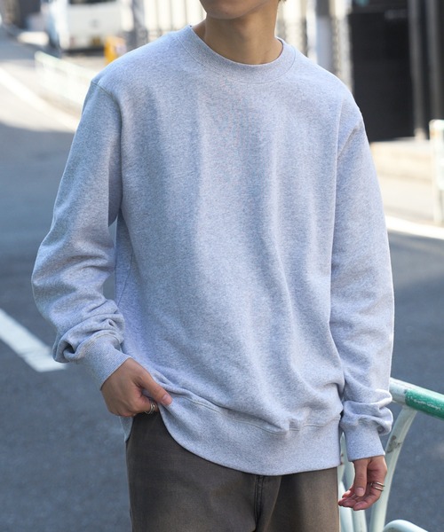Goodwear(グッドウェア)の「【Goodwear】U.S.A COTTON クルーネックトレーナー 2W7-0520(スウェット・メンズ・オフホワイト/グレー/カーキ/ブラック・L/M/XL)」の13枚目の写真