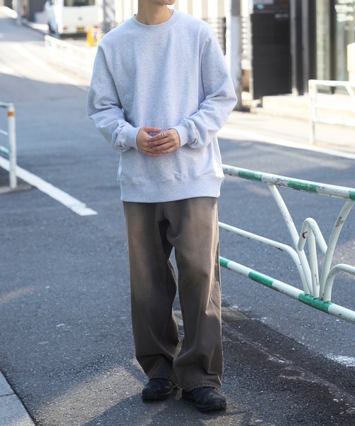 Goodwear(グッドウェア)の「【Goodwear】U.S.A COTTON クルーネックトレーナー 2W7-0520(スウェット・メンズ・オフホワイト/グレー/カーキ/ブラック・L/M/XL)」の9枚目の写真
