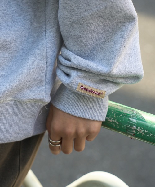 Goodwear(グッドウェア)の「【Goodwear】U.S.A COTTON クルーネックトレーナー 2W7-0520(スウェット・メンズ・オフホワイト/グレー/カーキ/ブラック・L/M/XL)」の7枚目の写真