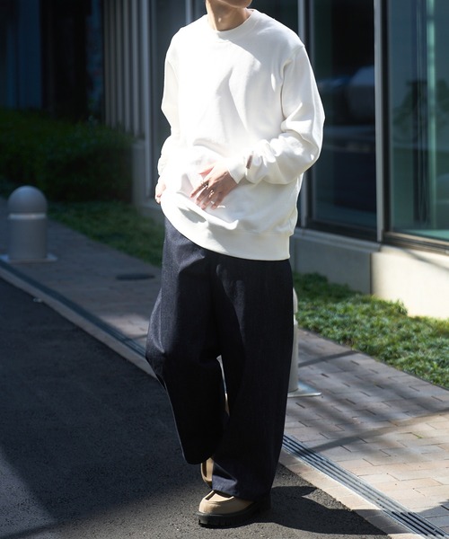 Goodwear(グッドウェア)の「【Goodwear】U.S.A COTTON クルーネックトレーナー 2W7-0520(スウェット・メンズ・オフホワイト/グレー/カーキ/ブラック・L/M/XL)」の18枚目の写真