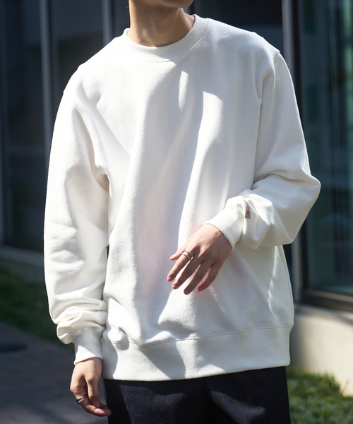 Goodwear(グッドウェア)の「【Goodwear】U.S.A COTTON クルーネックトレーナー 2W7-0520(スウェット・メンズ・オフホワイト/グレー/カーキ/ブラック・L/M/XL)」の21枚目の写真