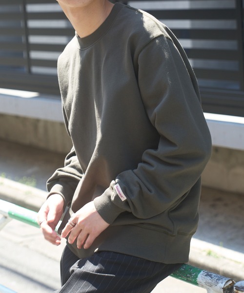 Goodwear(グッドウェア)の「【Goodwear】U.S.A COTTON クルーネックトレーナー 2W7-0520(スウェット・メンズ・オフホワイト/グレー/カーキ/ブラック・L/M/XL)」の11枚目の写真