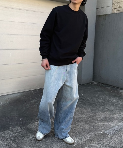 Goodwear(グッドウェア)の「【Goodwear】U.S.A COTTON クルーネックトレーナー 2W7-0520(スウェット・メンズ・オフホワイト/グレー/カーキ/ブラック・L/M/XL)」の22枚目の写真