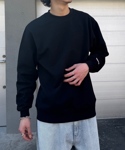 Goodwear(グッドウェア)の「【Goodwear】U.S.A COTTON クルーネックトレーナー 2W7-0520(スウェット・メンズ・オフホワイト/グレー/カーキ/ブラック・L/M/XL)」の6枚目の写真