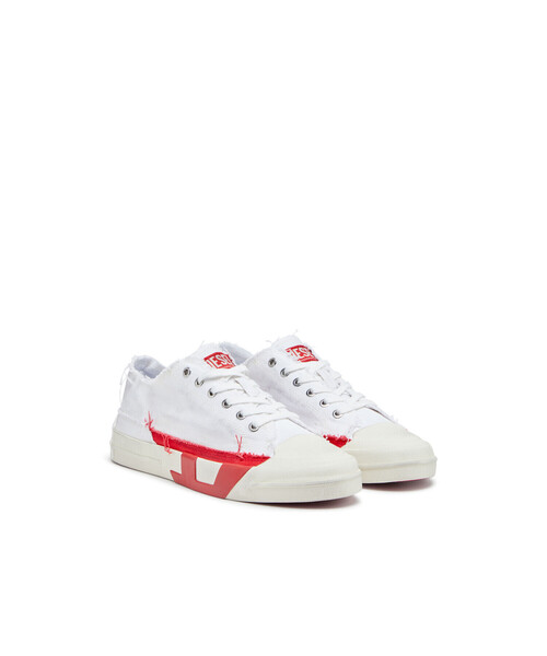 DIESEL(ディーゼル)の「メンズ ローカットスニーカー S-D-VERSE LOW(スニーカー・メンズ・ホワイト/グレー・42/41/44/43/40)」の15枚目の写真
