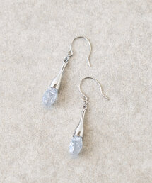BEARDSLEY | カットドロップピアス（シルバー）(ピアス（両耳用）)
