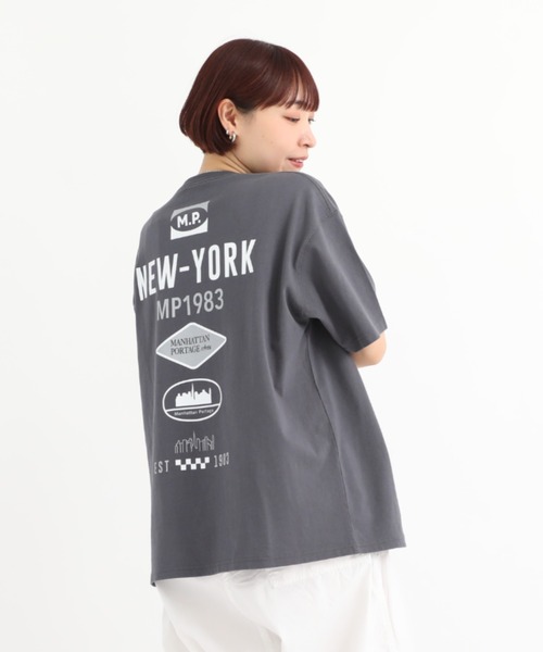 Manhattan Portage(マンハッタンポーテージ)の「S/S Print T-Shirt(Tシャツ/カットソー・メンズ・ホワイト/グレー/チャコール・X-LARGE/MEDIUM/SMALL/LARGE)」の10枚目の写真