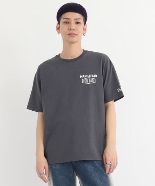 Manhattan Portage(マンハッタンポーテージ)の「S/S Print T-Shirt(Tシャツ/カットソー・メンズ・ホワイト/グレー/チャコール・X-LARGE/MEDIUM/SMALL/LARGE)」の14枚目の写真