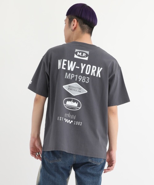Manhattan Portage(マンハッタンポーテージ)の「S/S Print T-Shirt(Tシャツ/カットソー・メンズ・ホワイト/グレー/チャコール・X-LARGE/MEDIUM/SMALL/LARGE)」の16枚目の写真