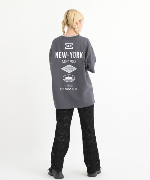 Manhattan Portage(マンハッタンポーテージ)の「S/S Print T-Shirt(Tシャツ/カットソー・メンズ・ホワイト/グレー/チャコール・X-LARGE/MEDIUM/SMALL/LARGE)」の5枚目の写真