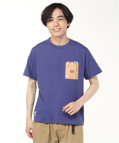 セール】CHUMS/チャムス 半袖Tシャツ バックプリント ポケット