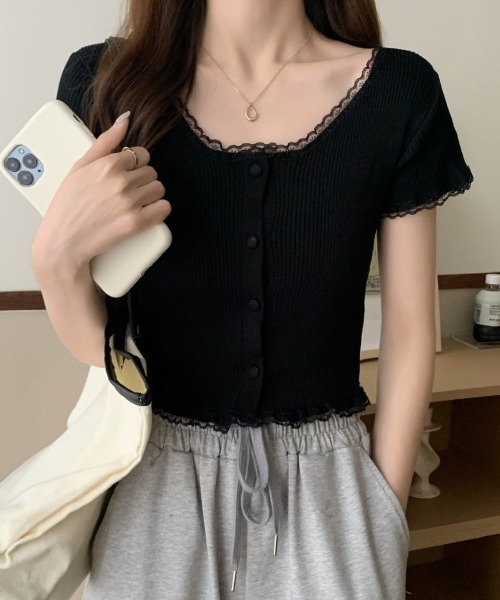 tシャツ フロントボタンタイトップ レディース f87e0ae80b228420f00a0a6fec4804