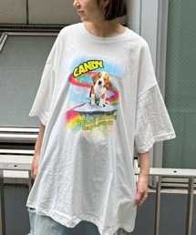 Candy Stripper | SPACE CRUISE BIG BIG Tシャツ(Tシャツ/カットソー)