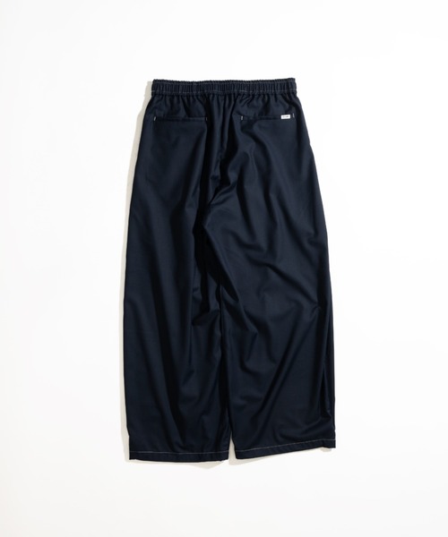 セール】CURVE STITCH EASY WIDE SLACKS /カーブステッチイージー