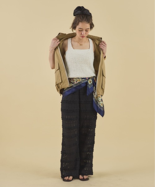 MIRROR STOKE（ミラーストーク）の「【ZOZO限定】KNIT BUSTIER/ニットビスチェ（ニット/セーター・レディース・ベージュ/グレイッシュベージュ/オフホワイト・MEDIUM）」の13枚目の写真