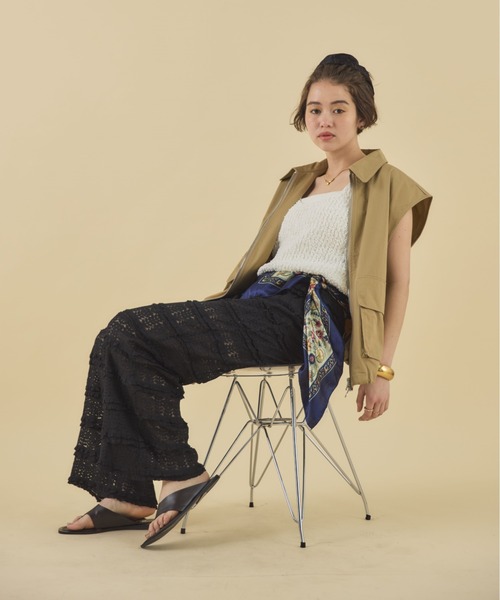 ニット セーター 「ZOZO限定」KNIT BUSTIER レディース MIRROR STOKE ニット セーター 「ZOZO限定」KNIT BUSTIER