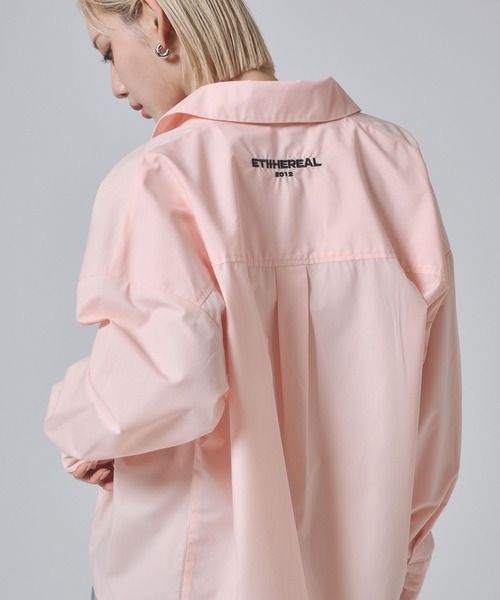 ENVYM（アンビー）の「オーバーシルエットシャツ（シャツ/ブラウス・レディース・ホワイト/ブルー/ピンク・FREE）」の3枚目の写真