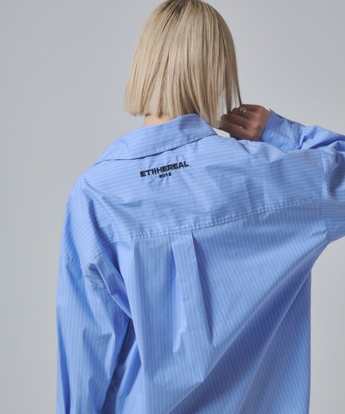 ENVYM（アンビー）の「オーバーシルエットシャツ（シャツ/ブラウス・レディース・ホワイト/ブルー/ピンク・FREE）」の14枚目の写真