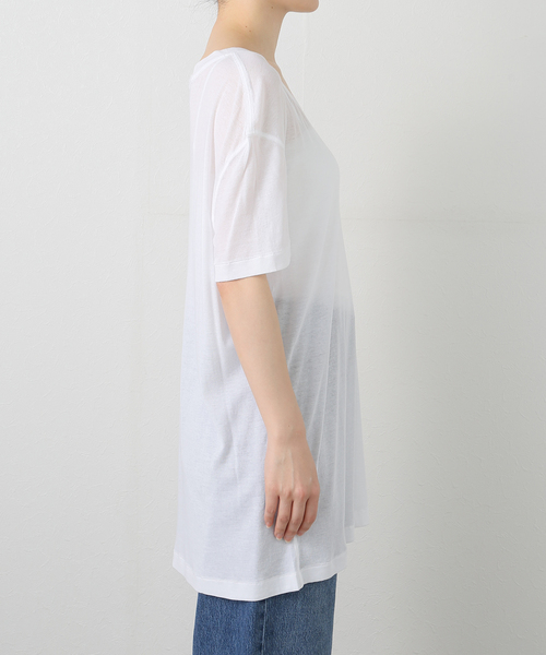 Tシャツ・カットソー No.0952 C stripe loose T セール】Tanc TOKYO LOOSE SHORTSLEEVE TEE TC25A-054：Tシャツ