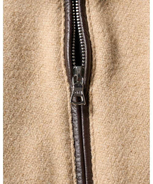 wjk(ダヴルジェイケイ)の「classical tweed zip blouson(ブルゾン・メンズ・ネイビー/ベージュ/ブラック・SMALL/MEDIUM/LARGE/X-LARGE)」の9枚目の写真
