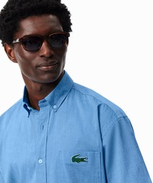 LACOSTE | ウォッシュドオックスフォード半袖ボタンダウンシャツ(シャツ/ブラウス)