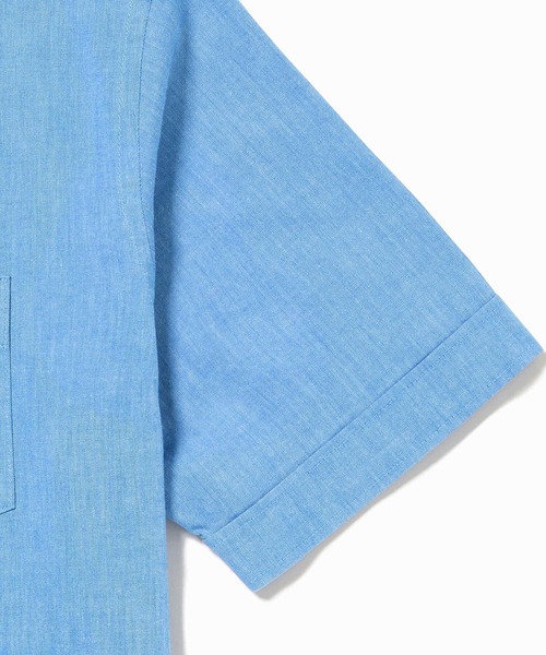 LACOSTE(ラコステ)の「ウォッシュドオックスフォード半袖ボタンダウンシャツ(シャツ/ブラウス・メンズ・ブルー/イエロー/ホワイト・38/40/41/39)」の13枚目の写真