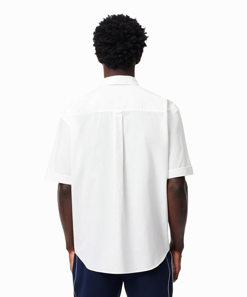 LACOSTE(ラコステ)の「ウォッシュドオックスフォード半袖ボタンダウンシャツ(シャツ/ブラウス・メンズ・ブルー/イエロー/ホワイト・38/40/41/39)」の17枚目の写真