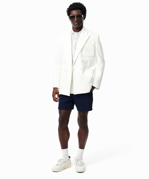 LACOSTE(ラコステ)の「ウォッシュドオックスフォード半袖ボタンダウンシャツ(シャツ/ブラウス・メンズ・ブルー/イエロー/ホワイト・38/40/41/39)」の21枚目の写真