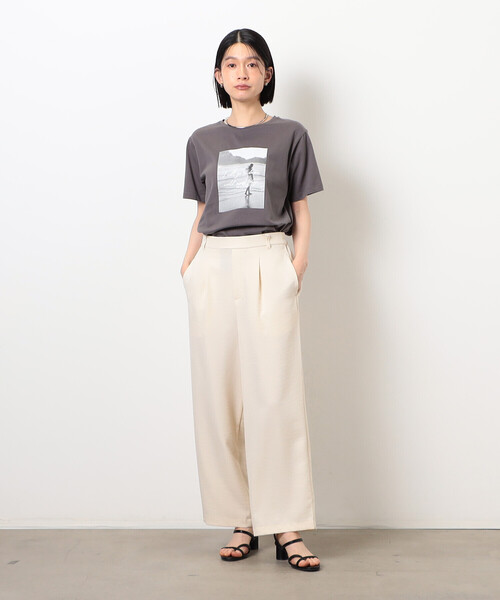 COMME CA ISM(コムサイズム)の「フォトプリントTシャツ(Tシャツ/カットソー・レディース・グレー/グレー系その他/ホワイト系その他/ホワイト・LARGE/MEDIUM/SMALL)」の19枚目の写真