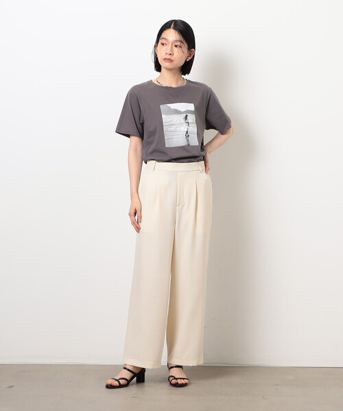 COMME CA ISM(コムサイズム)の「フォトプリントTシャツ(Tシャツ/カットソー・レディース・グレー/グレー系その他/ホワイト系その他/ホワイト・LARGE/MEDIUM/SMALL)」の20枚目の写真