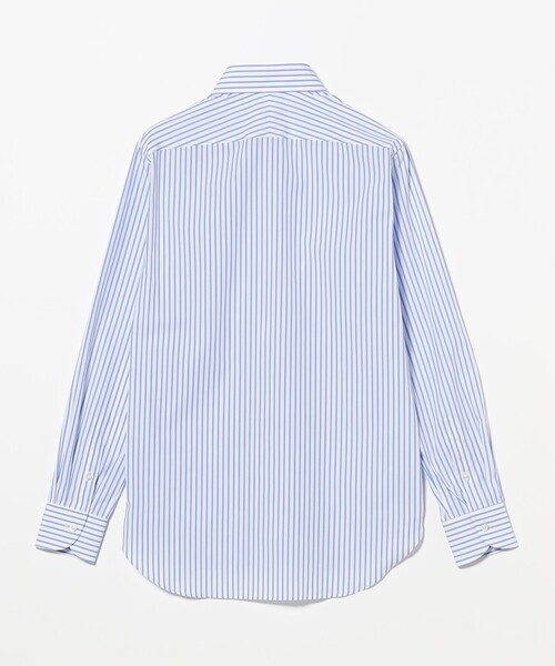 BEAMS F（ビームスエフ）の「コットン ブルー ロンドンストライプ ワイドカラーシャツ（シャツ/ブラウス・メンズ・ライトブルー・41/37/38/39/40/42）」の6枚目の写真