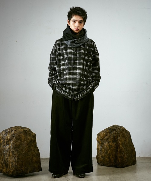 Dulcamara（ドゥルカマラ）の「モールスキンアジャストワイドPT（その他パンツ・メンズ・ミント/ブラック/モスグリーン・0/1）」の14枚目の写真