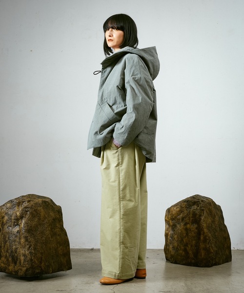 Dulcamara（ドゥルカマラ）の「モールスキンアジャストワイドPT（その他パンツ・メンズ・ミント/ブラック/モスグリーン・0/1）」の21枚目の写真