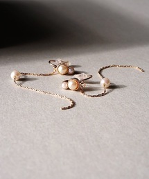 itam（アイタム）の「【itam】アイタム/ メタル×パール ロング ノンホールピアス（イヤリング）」